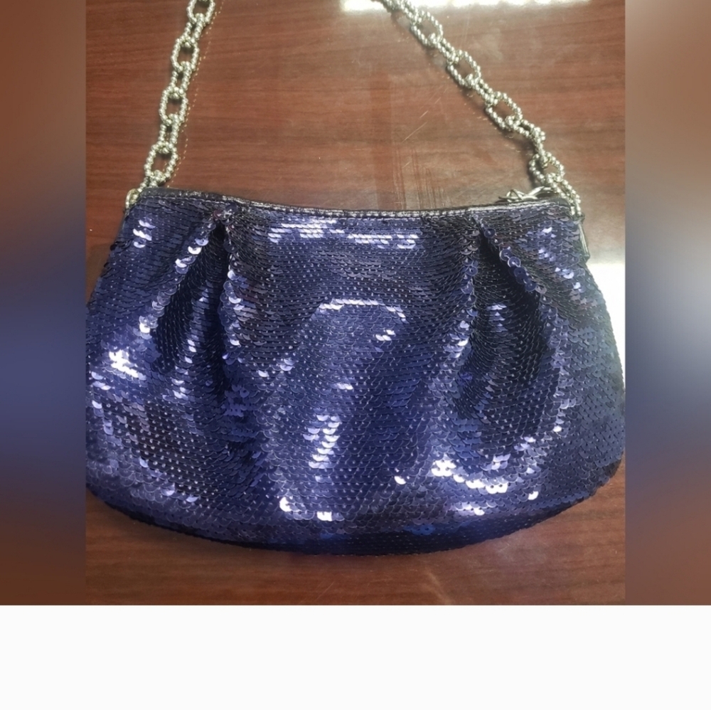 Coach Poppy Sequin Shoulder Bag - Picture 8 of 9
